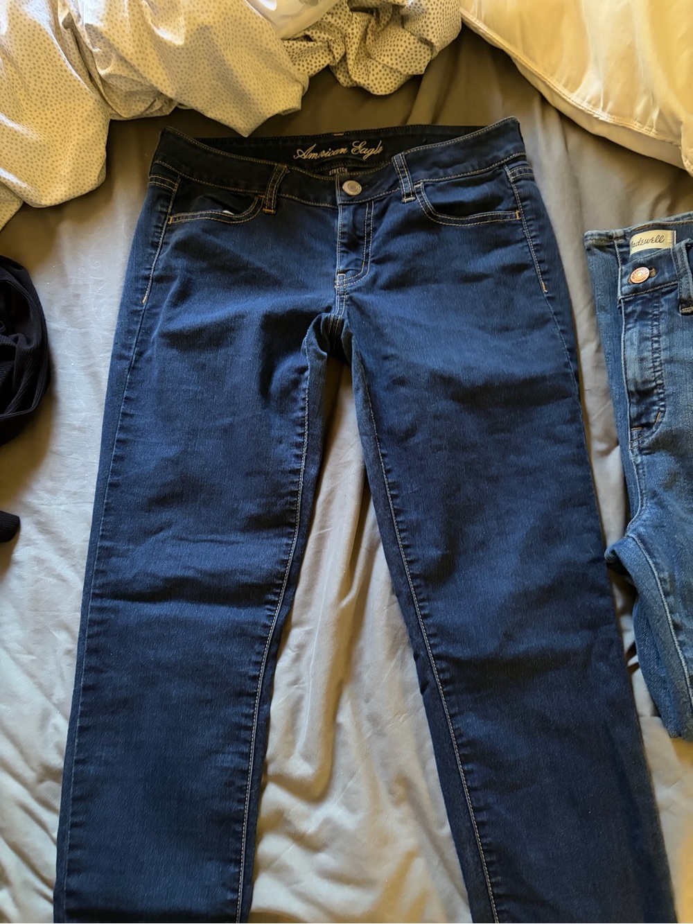 American Eagle Outfitters Women's Dark Indigo Skinny Jeans
